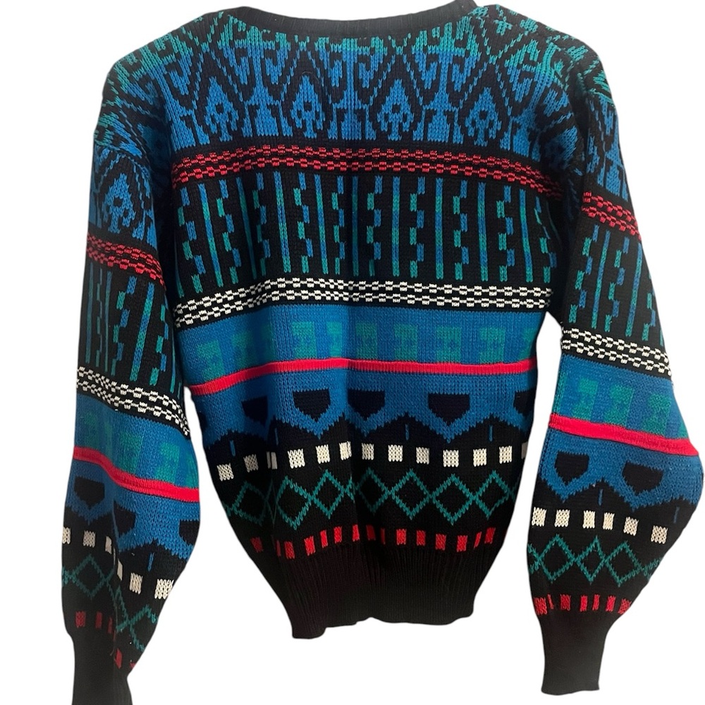 Kids Vintage Canyon River Blues Sweater size 10-12 Made in The USA - Picture 3 of 7